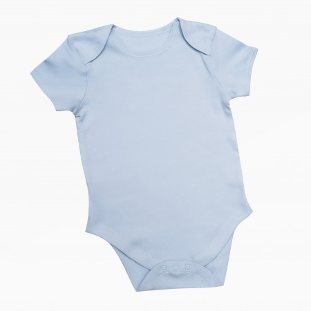 Дитячий боді з коротким рукавом "Голубий"